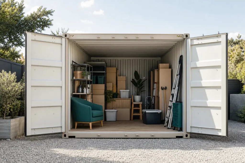 Opbevaring i container: hvornår giver det mening?
